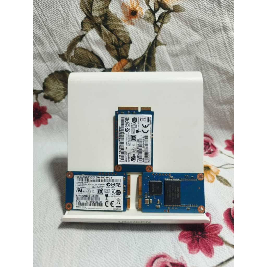SSD MURAH MSATA 16GB SANDISK Eks Lenovo GARANSI