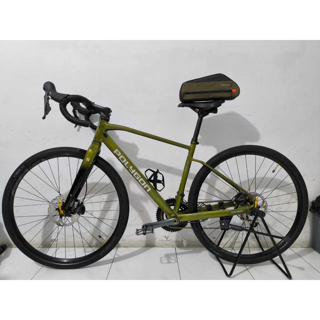 sepeda polygon path 3 full upgrade gravel groupset tiagra
