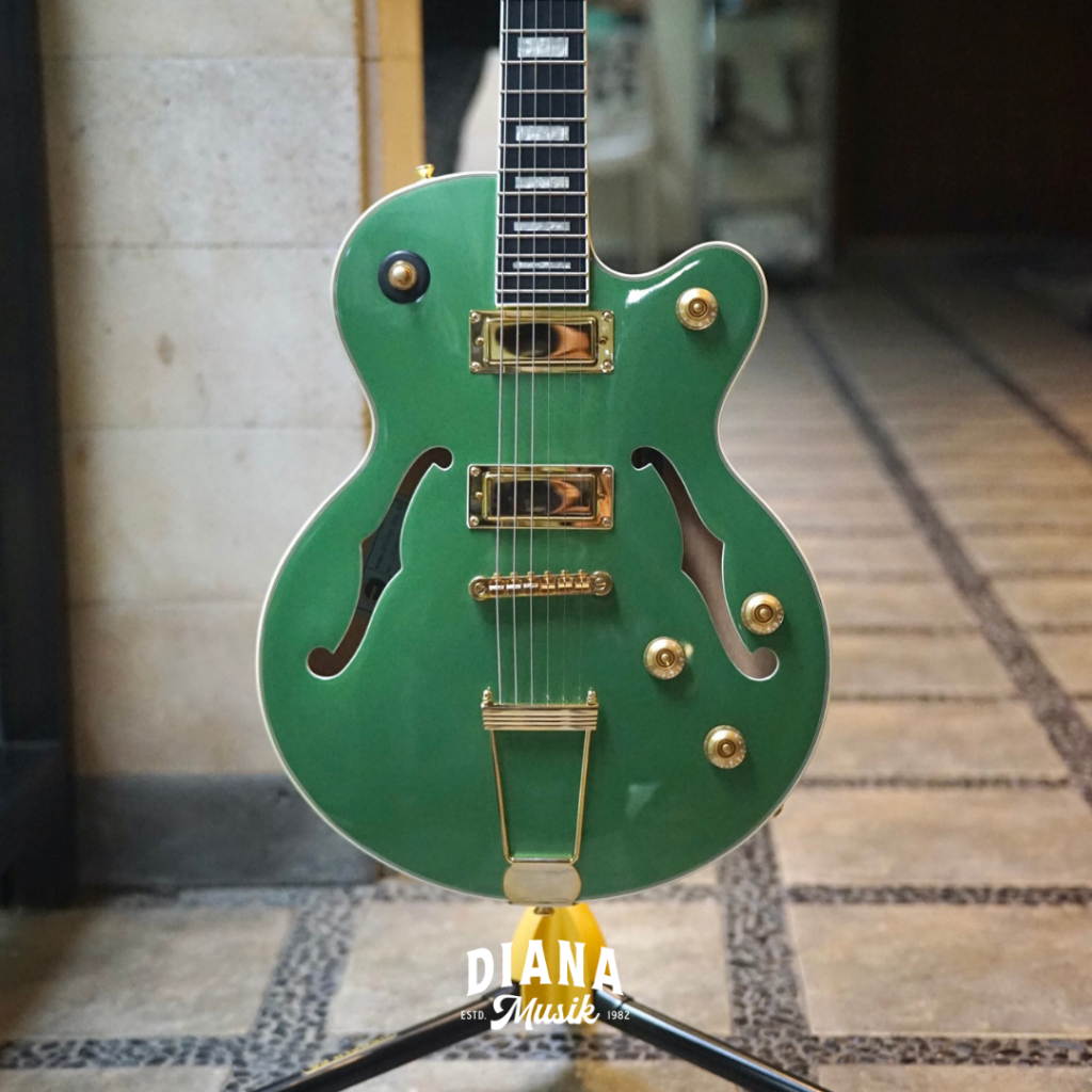 Epiphone Up Town Kat ES Semi Hollow Body Emerald Green