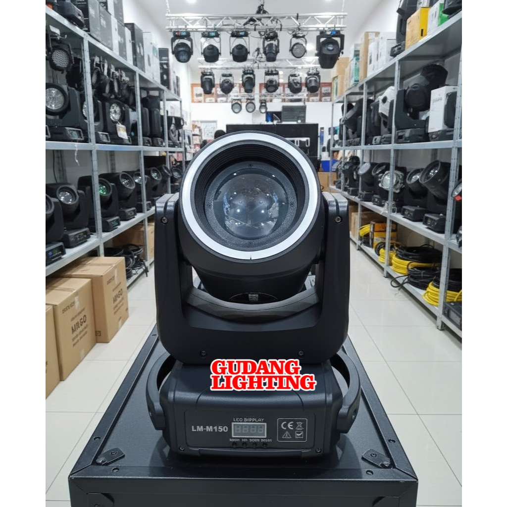 Lampu Moving Beam 150Watt LED Strip Redsun 8 Prism
