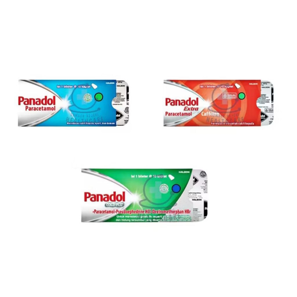 Panadol Biru, merah dan hijau