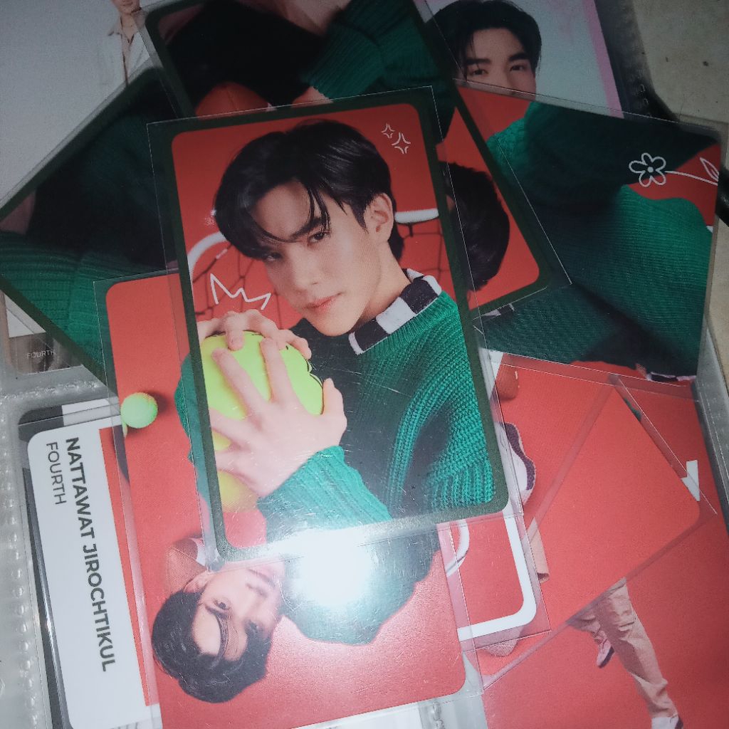 Photocard School set official Fourth Nattawat GMMTV (READ DESC)