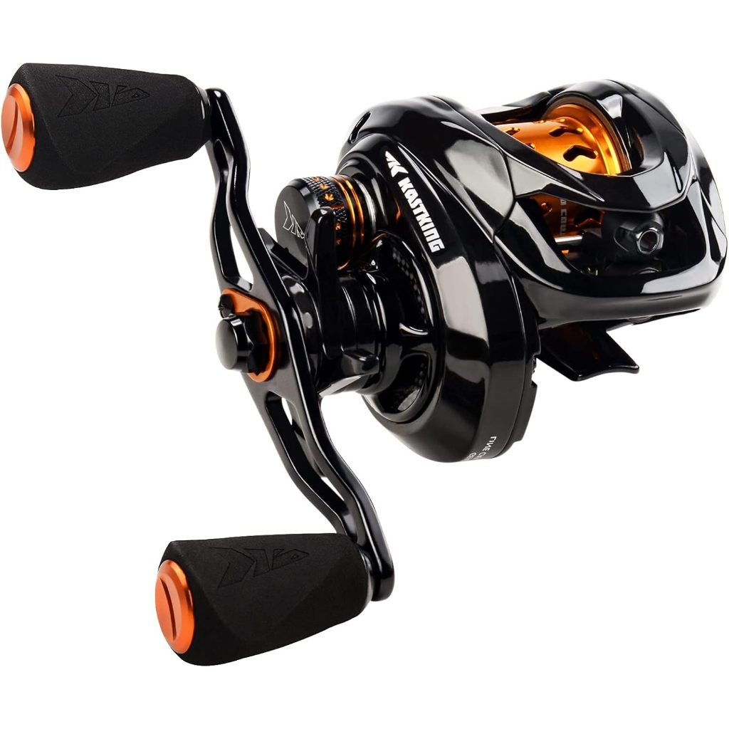 KastKing Zephyr Bait Finesse Baitcasting Reel, Carbon Fiber Fishing Reel - Drag Clicker Version