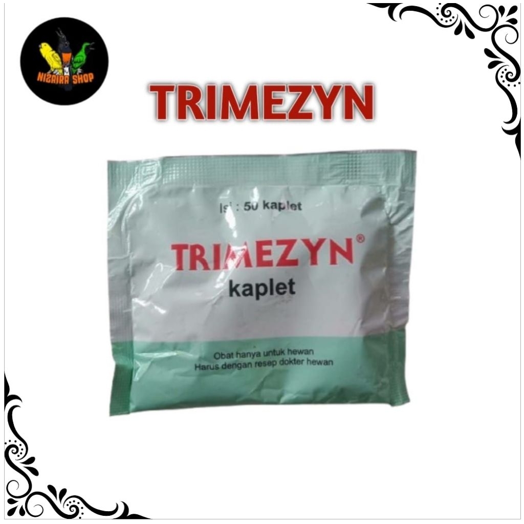 TRIMEZYN Obat Antibiotik Unggas/Ayam - isi 50 kaplet