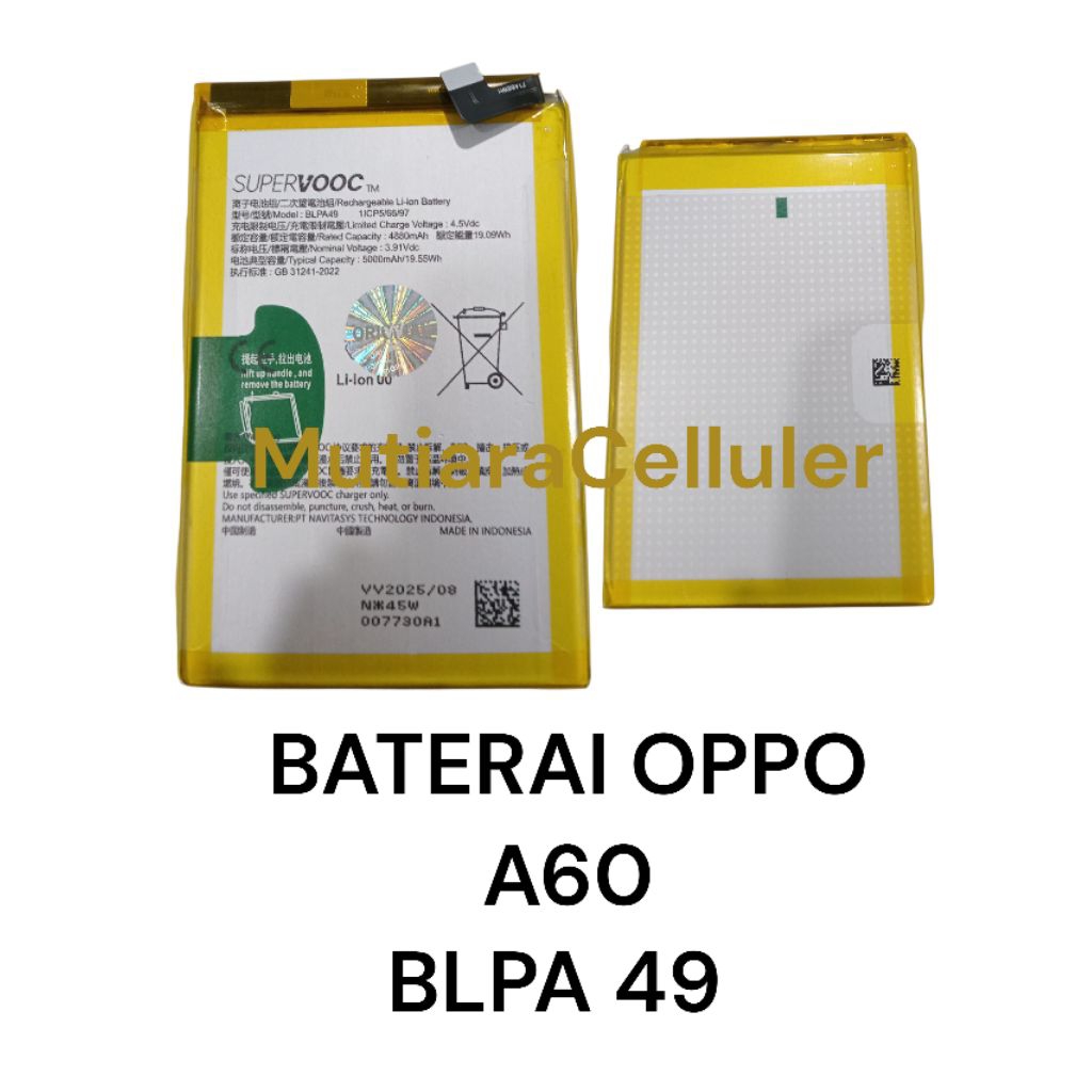 BATERAI OPPO A60/ BLPA49
