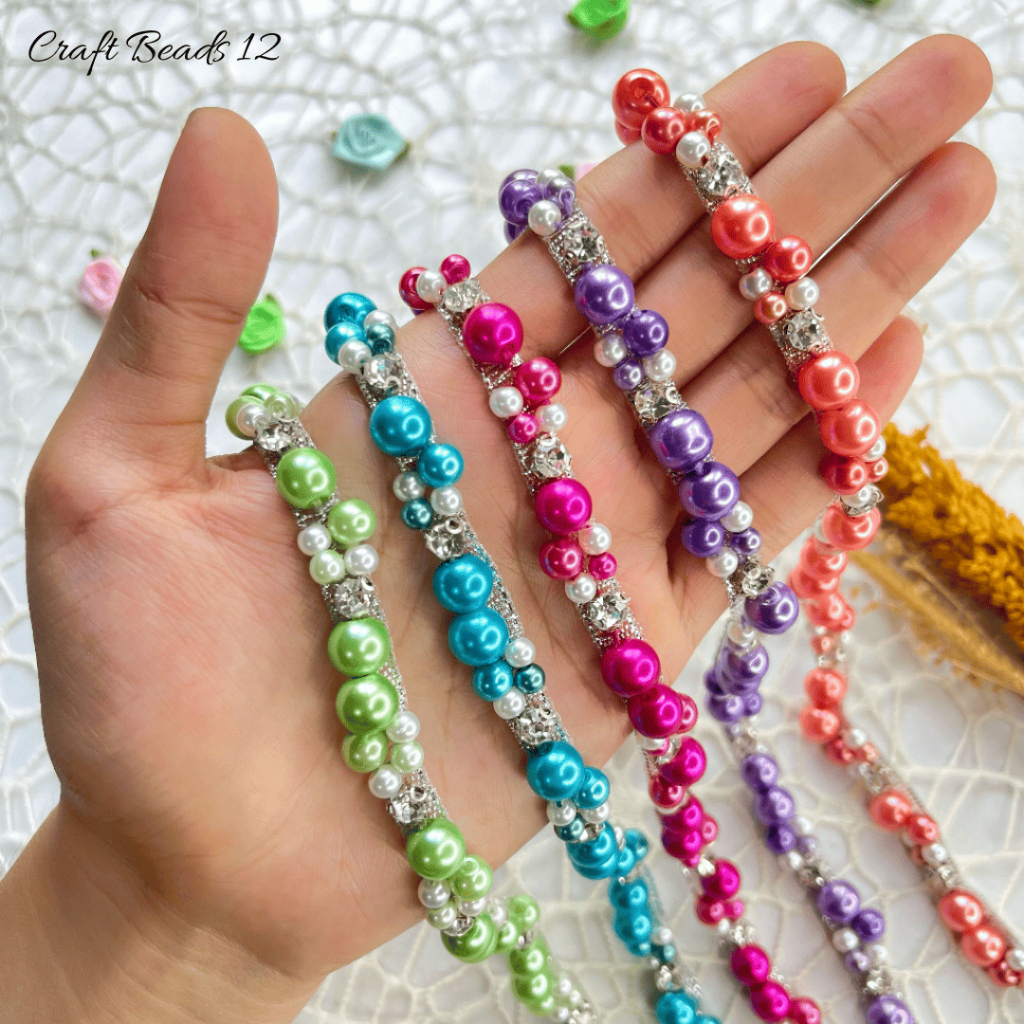 Payet Rangkai Mutiara N10 | Payet Mutiara / Payet Leher / Payet Pinggang / Payet Dada / Bisa Custom 