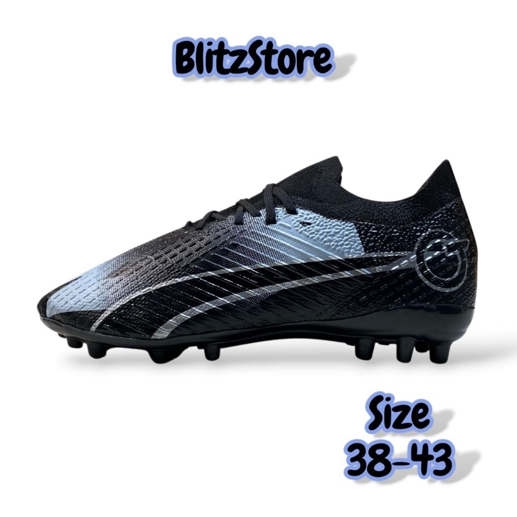 Sepatu Bola Gotello Ultra Alpha Black Kualitas Original Brand Lokal