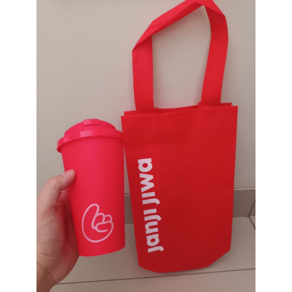 reusable cup kopi janji jiwa merchandise janji jiwa gelas kopi tumbler janji jiwa tote bag janji jiw