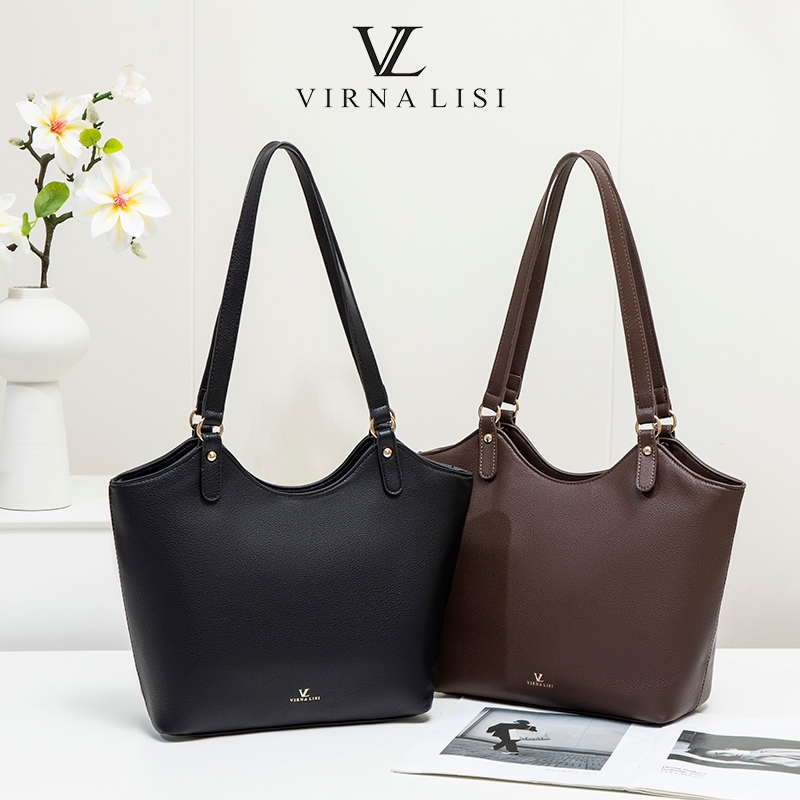 VIRNALISI Tote Bag Wanita Tas Bahu Wanita Tas Kantor Jinjing Tas Shoulder Bag Berkapasitas besar Tra