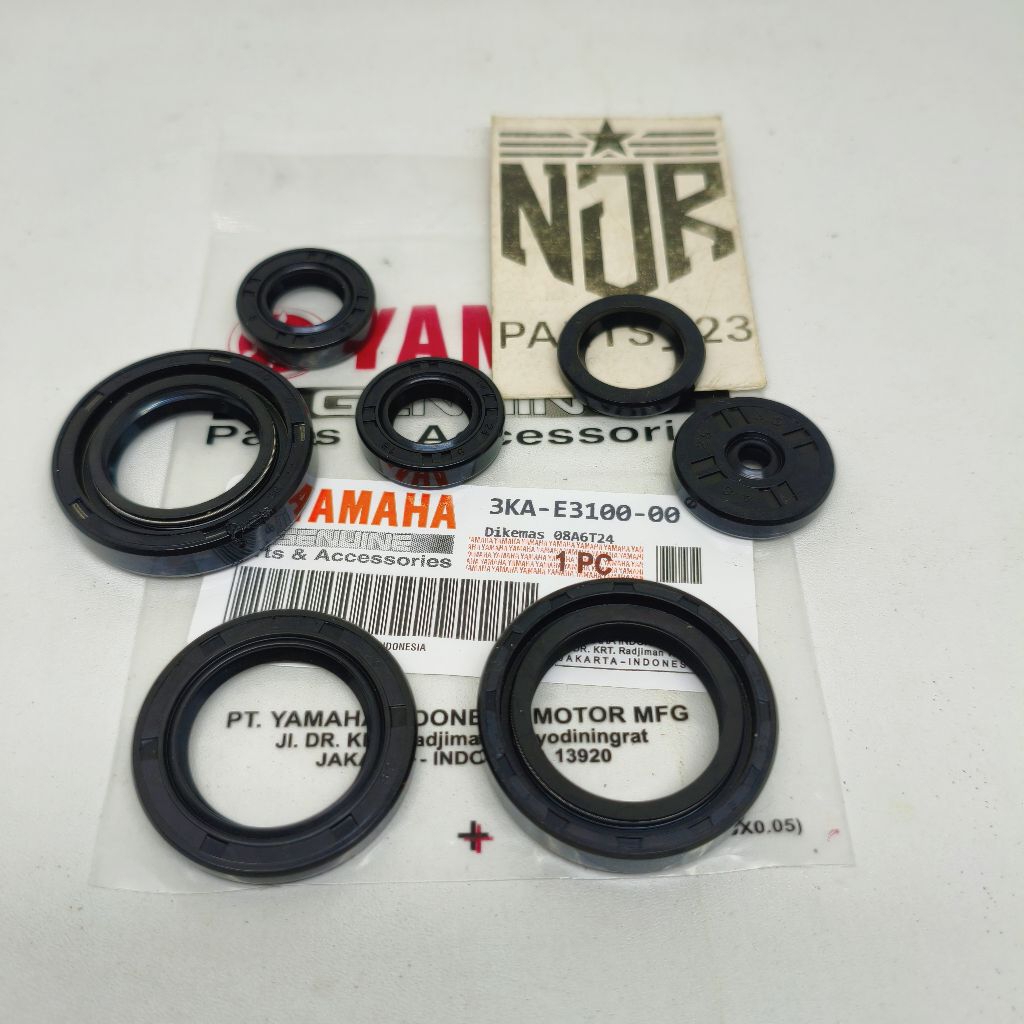 SEAL KOMPLIT 3KA SIL KUMPLIT COMPLIT YAMAHA RK KING NEW RX KING NEW ORIGINAL