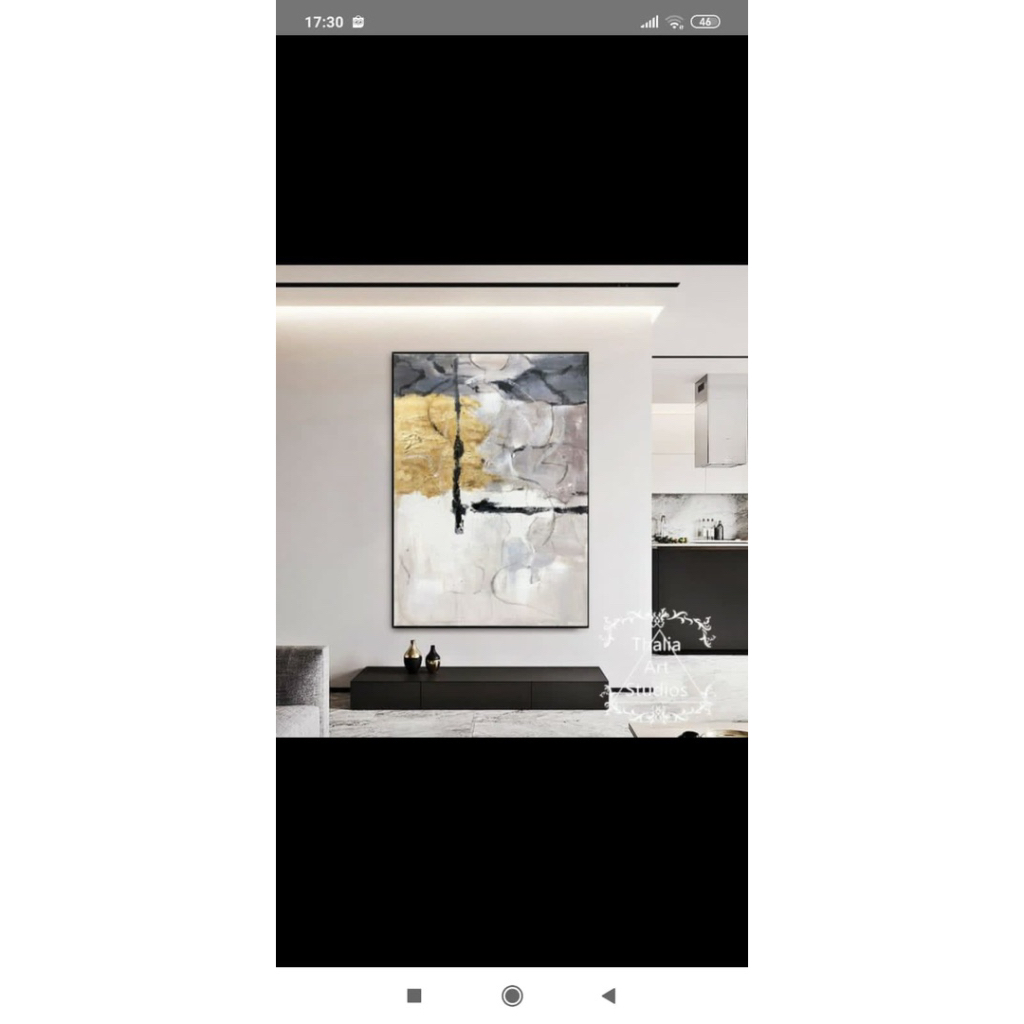 lukisan abstrak minimalis