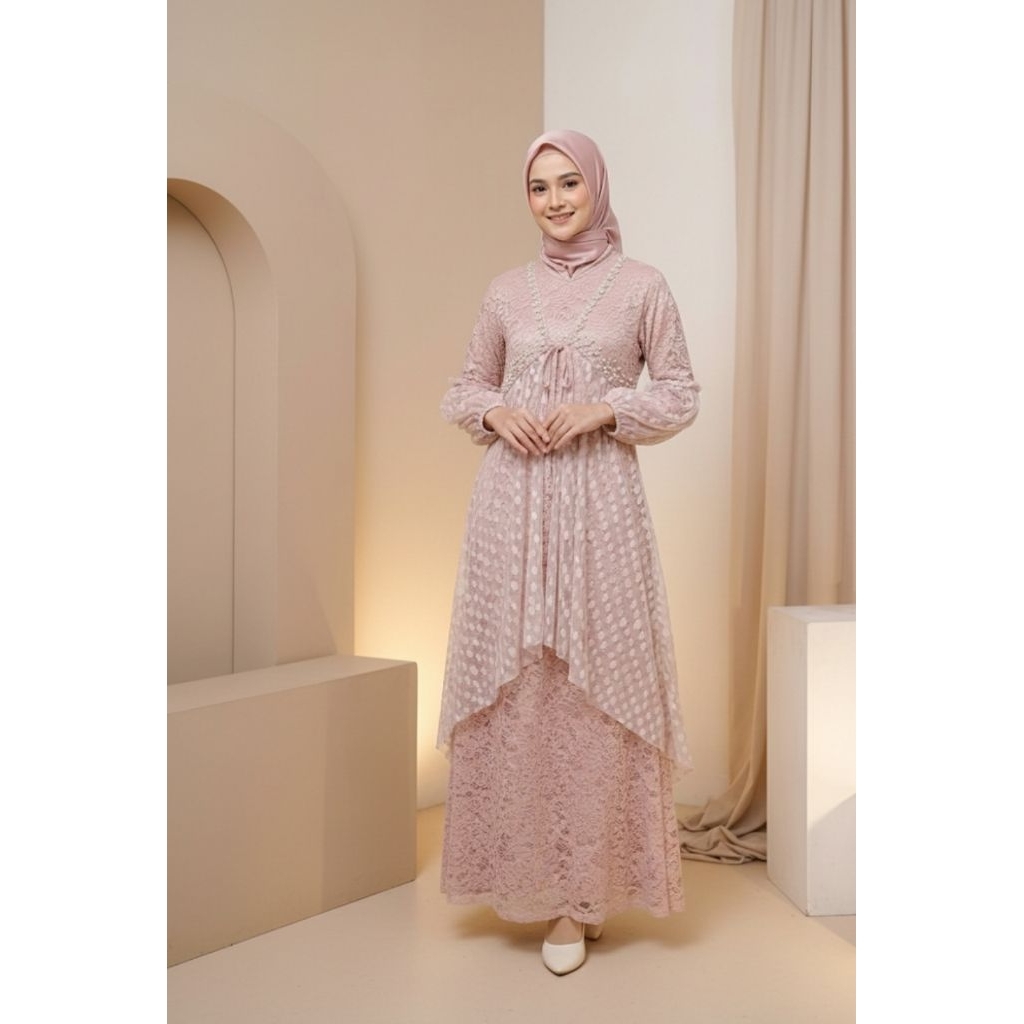 31 Baju Muslim Yesaya Dress Baby Pink