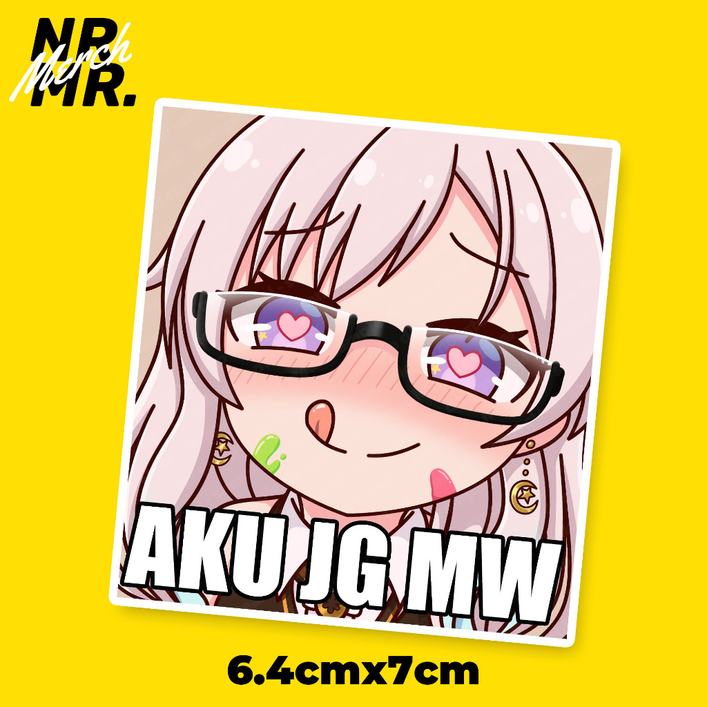 Sticker Airani Iofifteen "Aku jg mw" Iofi Hololive ID Fanmade