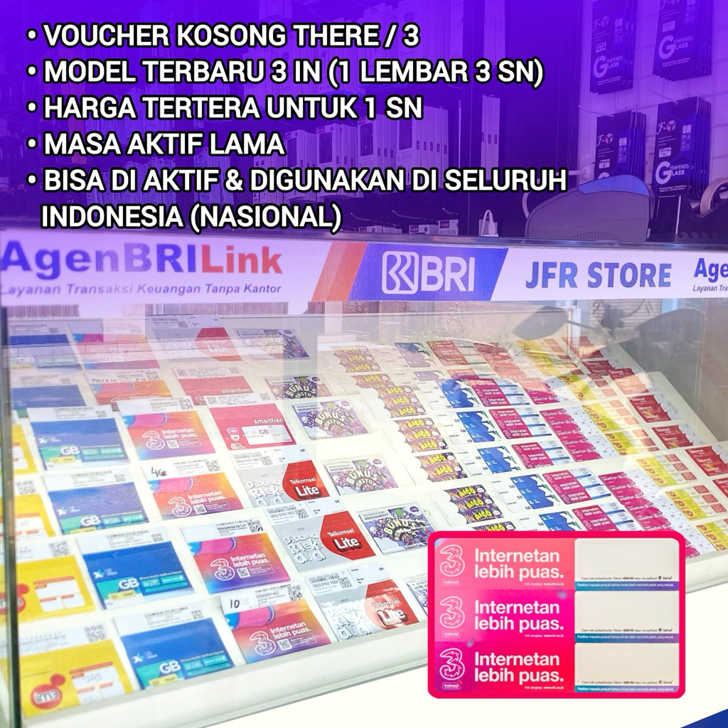 Voucher Kosong Three Voucher Kosong 3