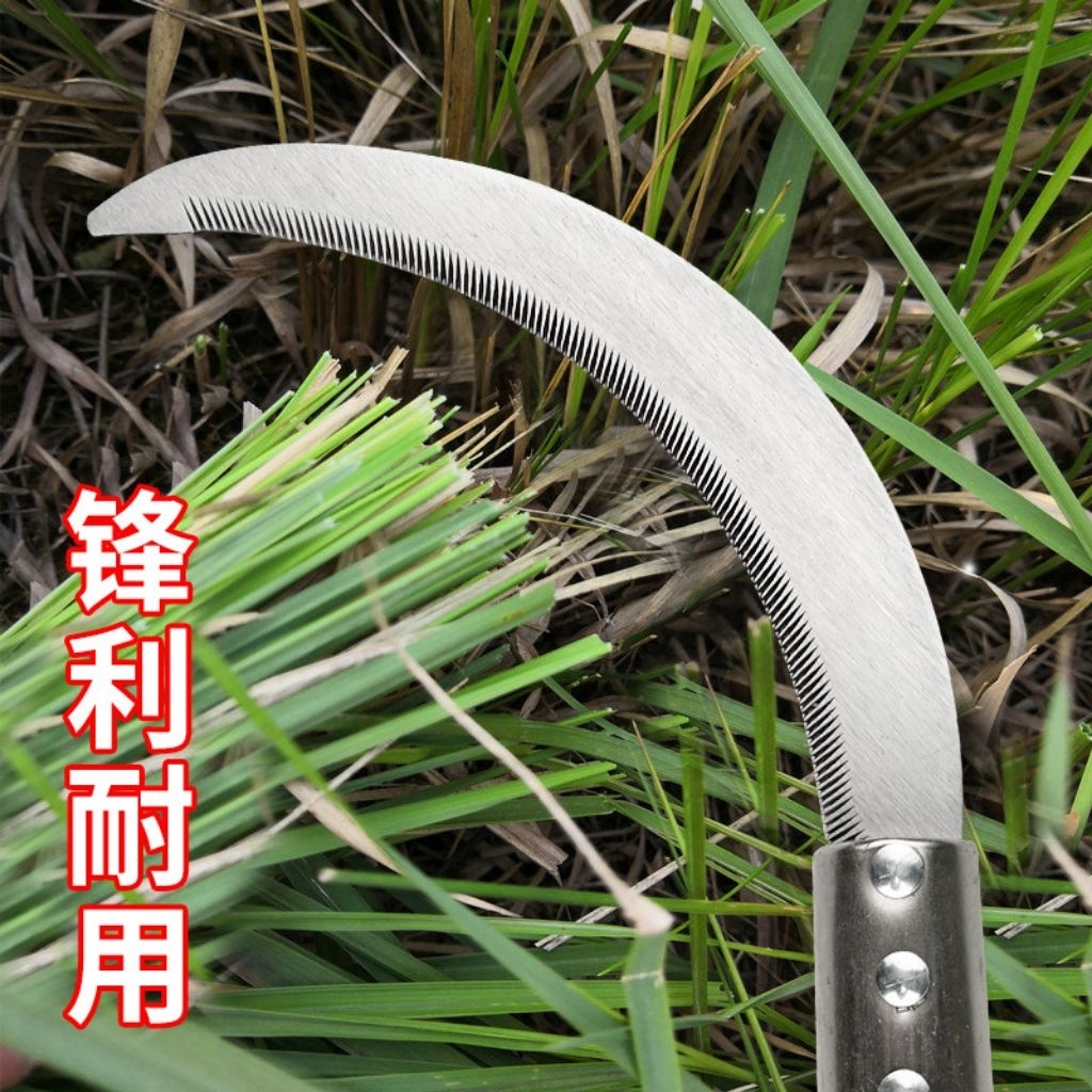 Pemangkas Padi Rumput ||Arit Pemangkas Mata Gigi GergajiKaret