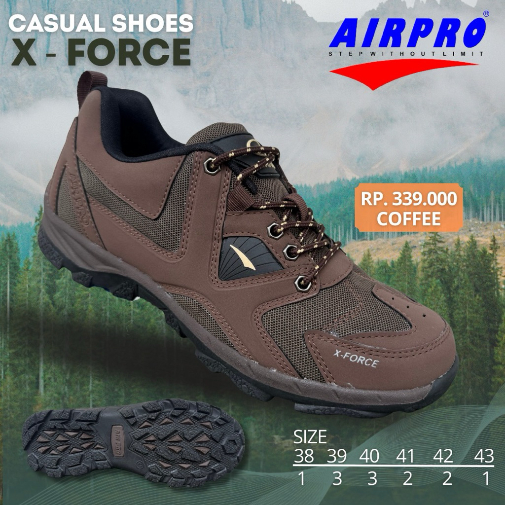 sepatu hiking air pro shoes series x force