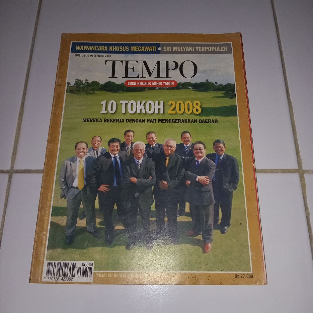 majalah tempo edisi khusus akhir tahun / desember 2008