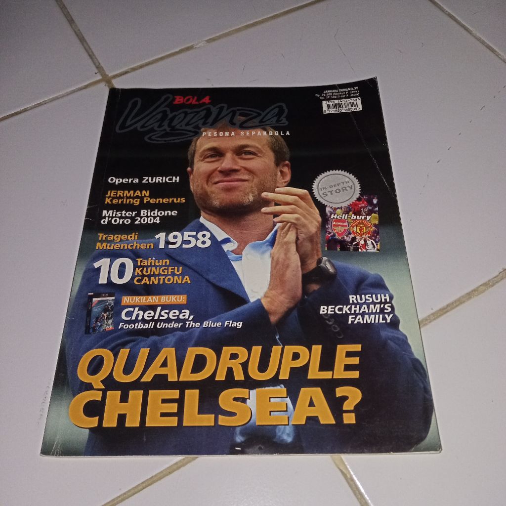 majalah bola vaganza no.39 / 2005