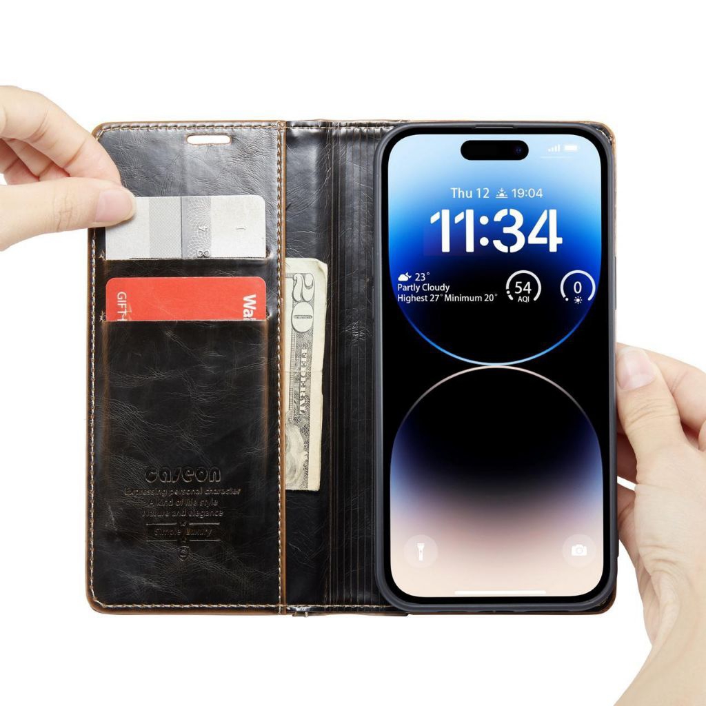 CASING DOMPET MEWAH HP Oppo reno 10 5g reno 10 pro 5g reno 10 pro+ CASEON FLIP LEATHER CASE HORSE SE