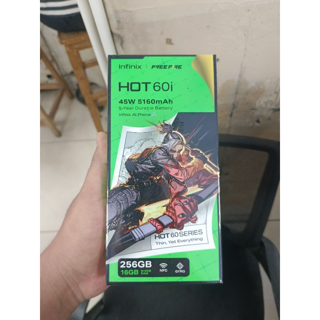 Infinik Hot 60i 8/256gb baru resmi