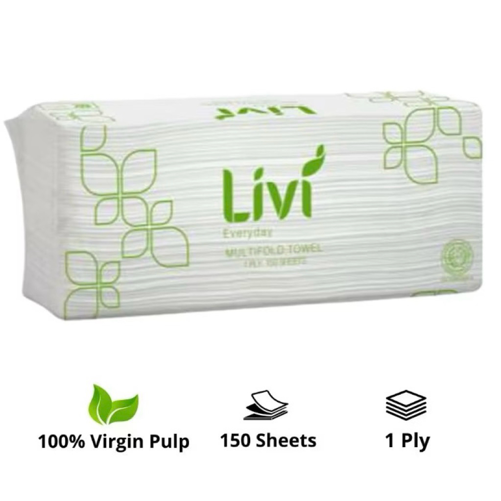 Tisu Livi, Paper Towel, Handuk kertas 150 sheets