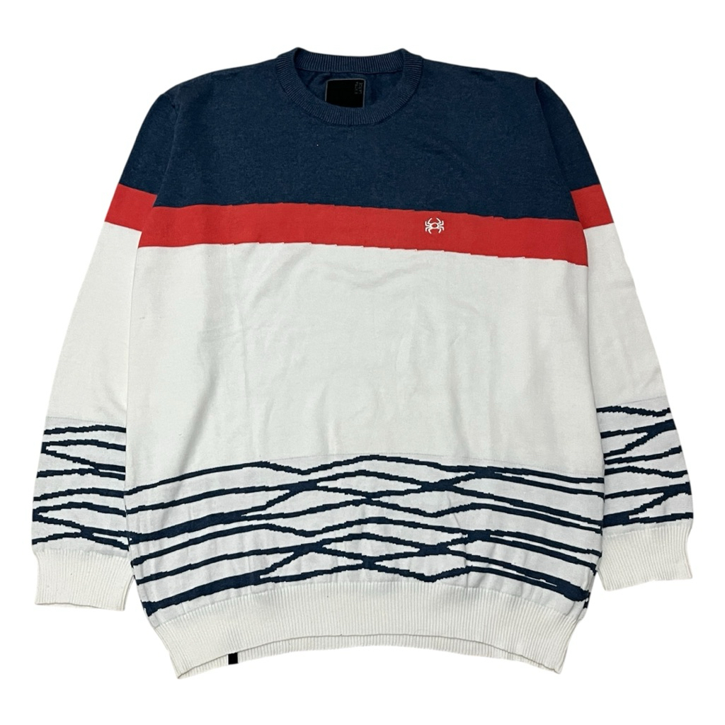 Sweater Spyderbilt Original Pria Giobi Men Sweater Blue