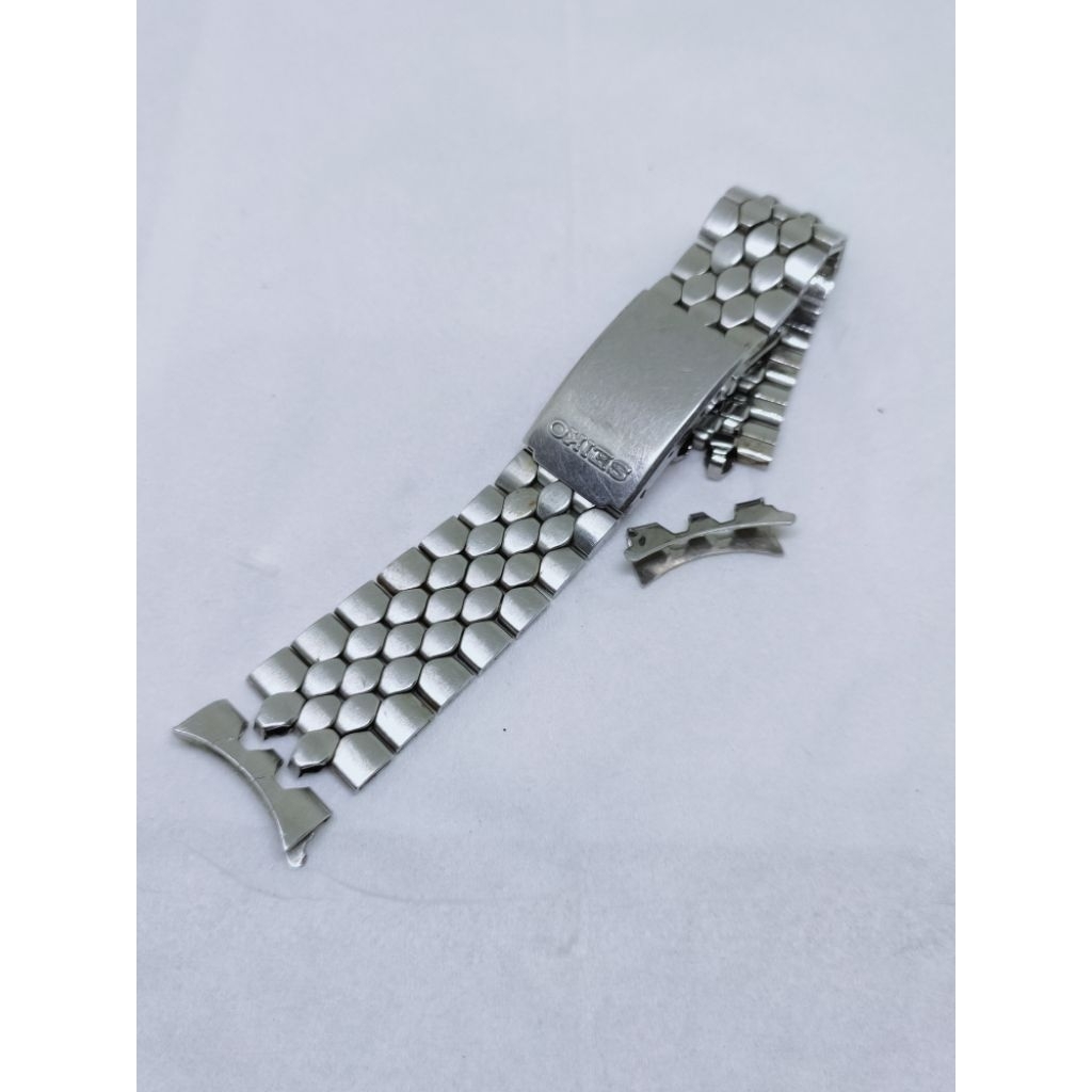 Rantai jam tangan antik Seiko watch bracelet 19mm original stl japan vintage part arloji lawas klasi