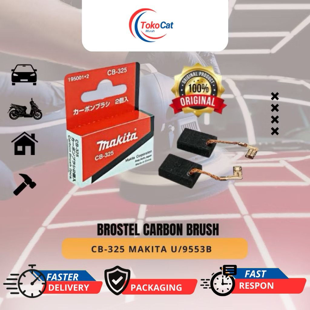 BROSTEL CARBON BRUSH CB-325 MAKITA U/9553B