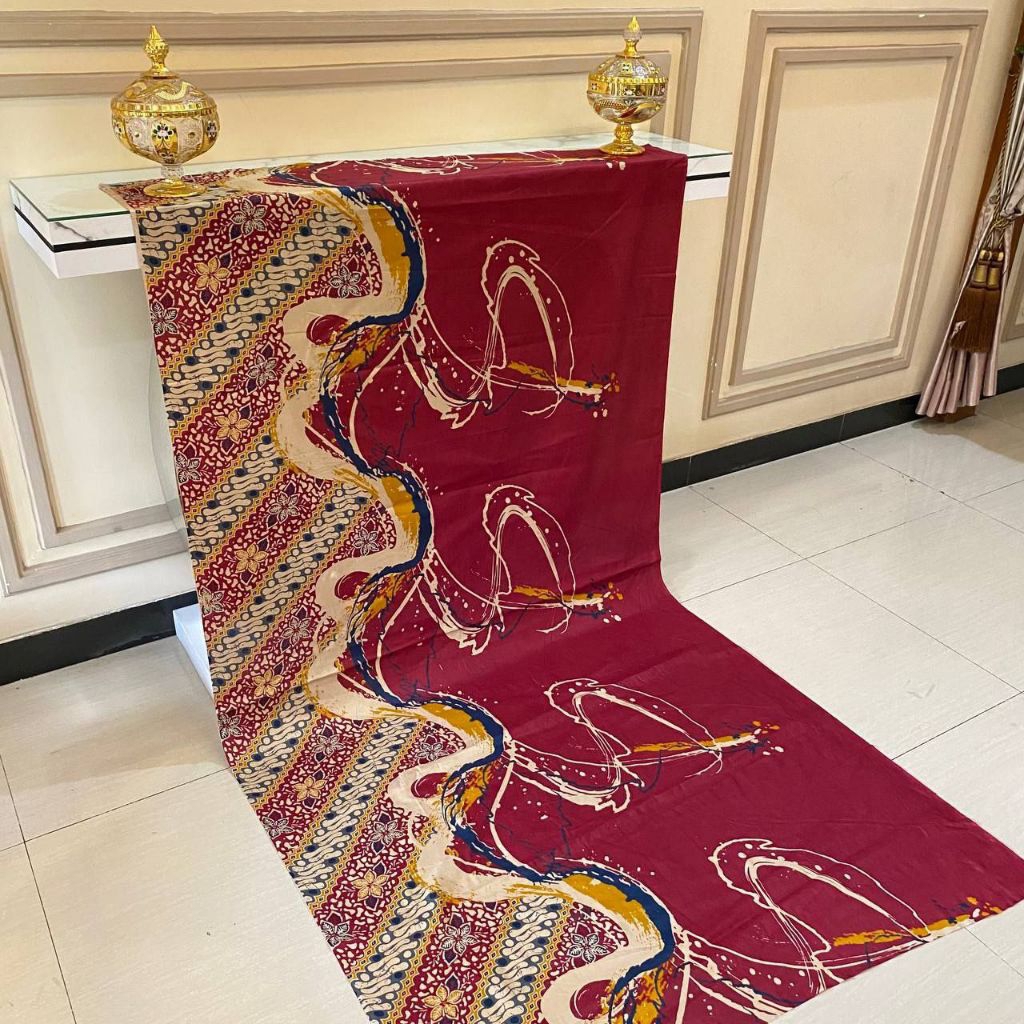 Viraaaal Kain Batik Motif Modern Kain Batik Pekalongan Katun couple Sarimbit