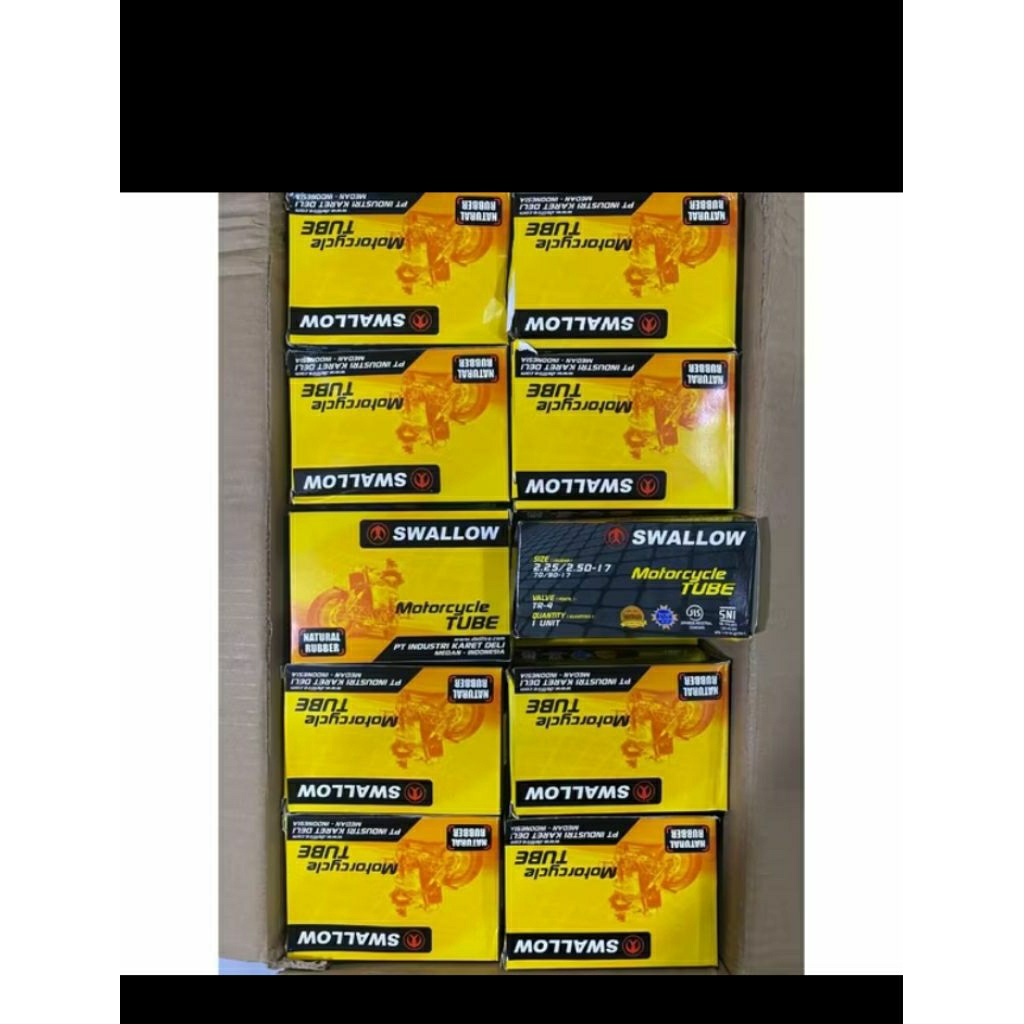 [READY COD] BAN DALAM SWALLOW 225/250-17 Ban Dalam Motor Ukuran { 70/90-17 }REVO, SUPRA, JUPITER, SU