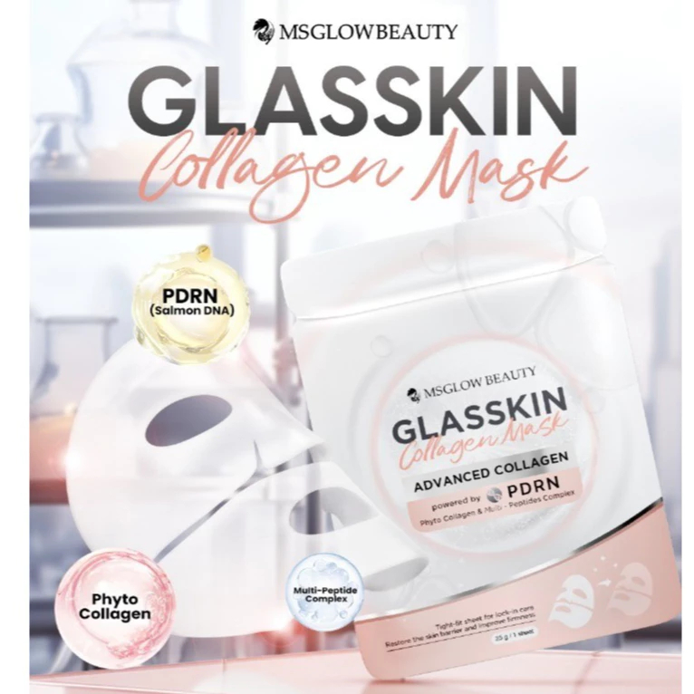 MS GLOW GLASSKIN COLLAGEN MASK | ADVANCED COLLAGEN