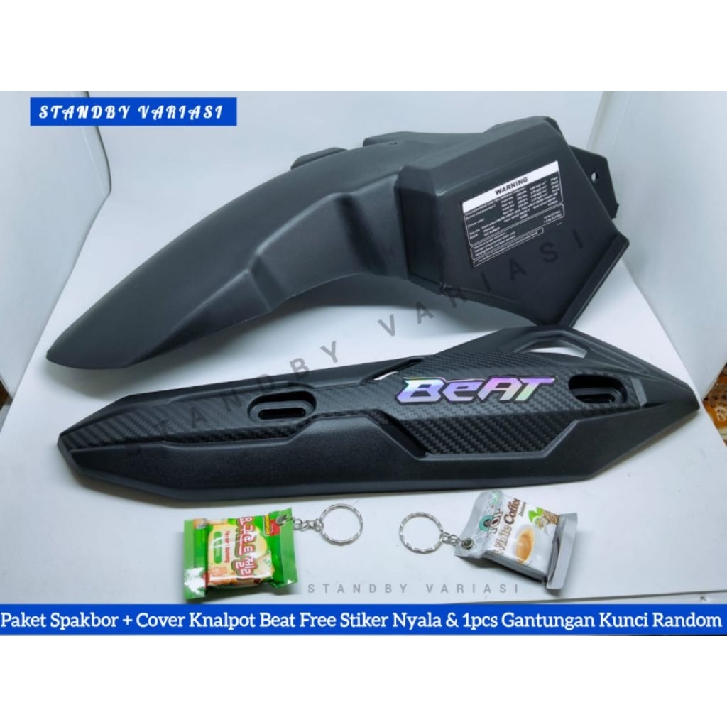 paket Spakbor Hugger Airblade Beat new 2020-2023 Plus Cover Knalpot Airblade universal
