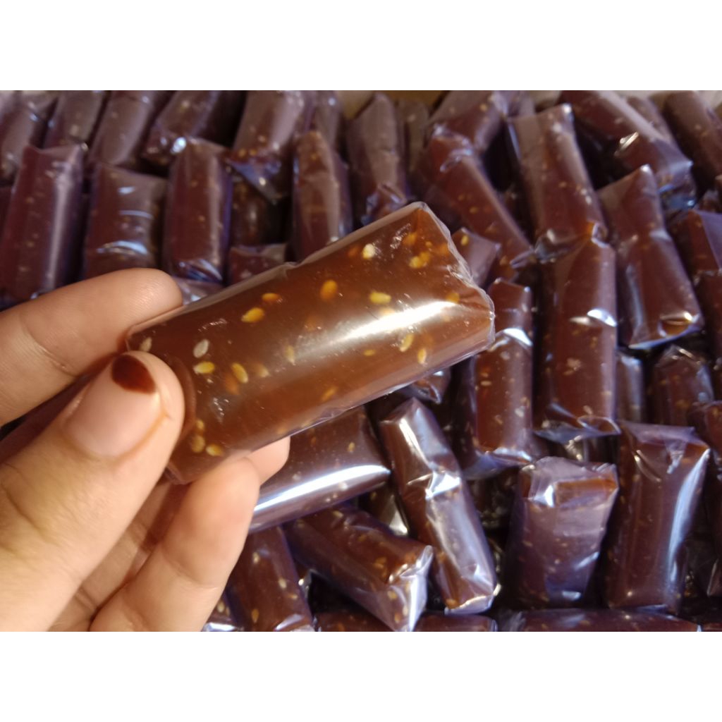 Jenang Dodol Wijen Siap Makan | Khas Purbalingga | Isi 14 Berat 500gr