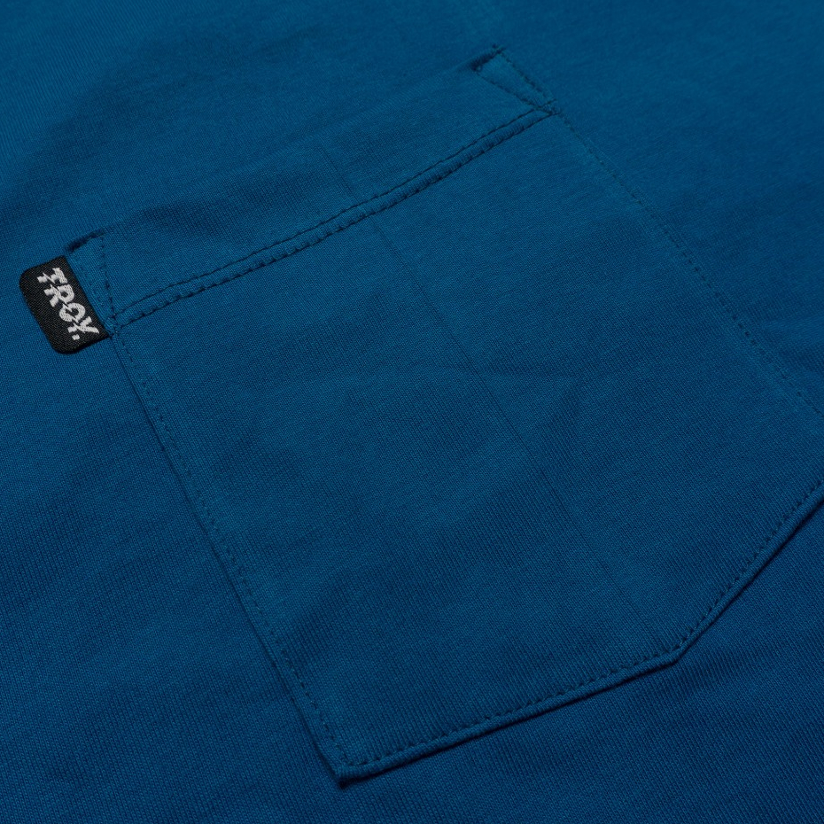 Troy Company Boxy Pocket Oversize Tshirt Deep Blue Basic - Kaos Pria Boxy Pocket Oversize Polos BKD 2613