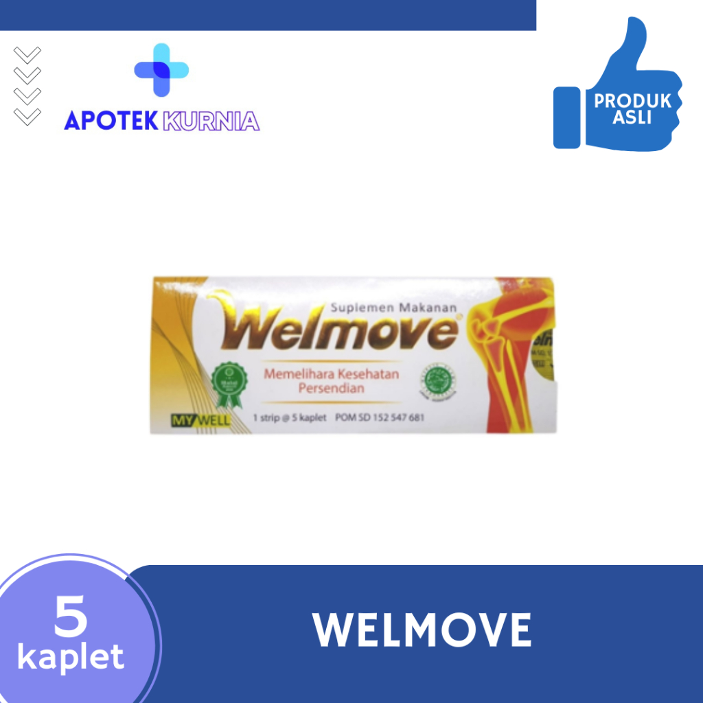 Welmove - 5 Kaplet Suplemen Tulang Dan Sendi
