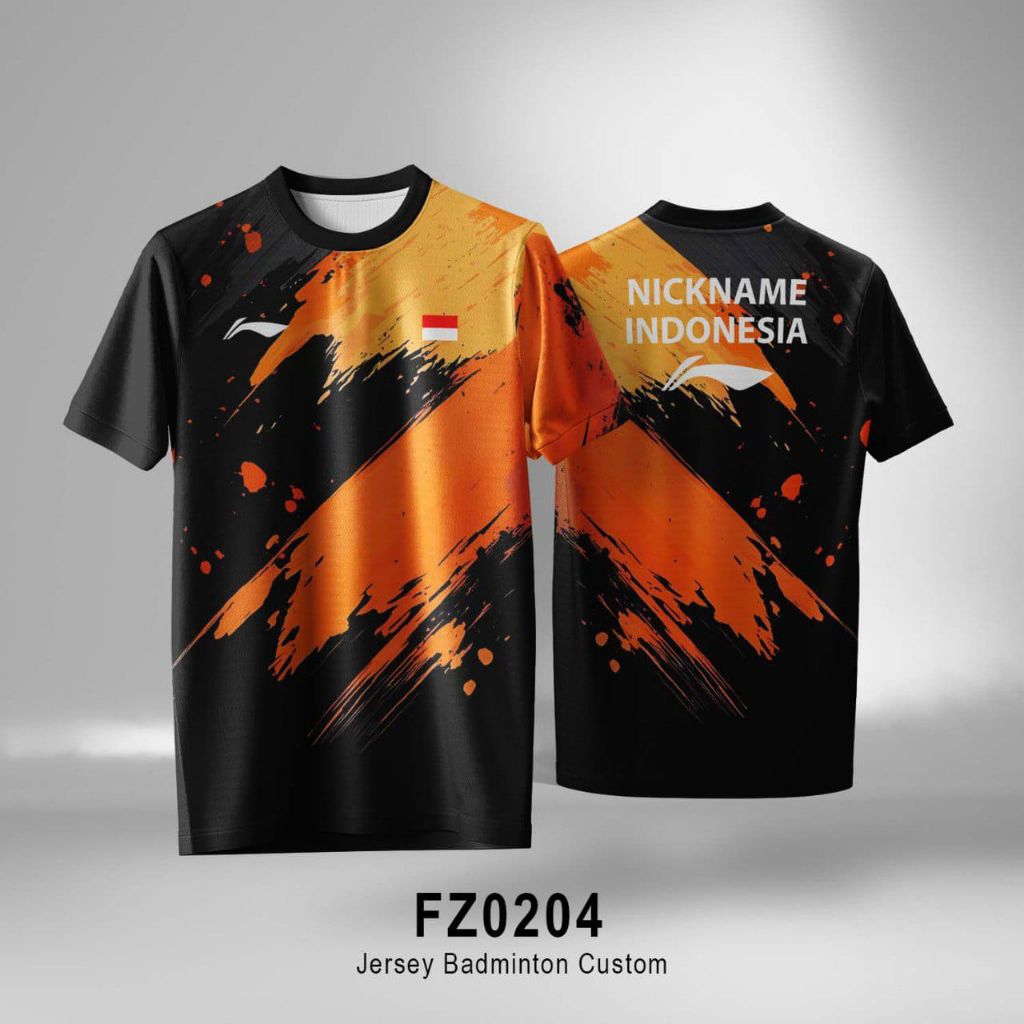 JERSEY BADMINTON CUSTOM KERAH O-NECK