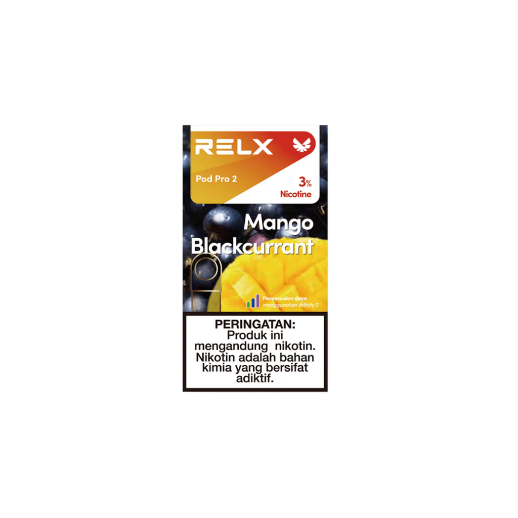 RELX Pod Pro 2 Mango Blackcurrant Catridge Authentic By Relx