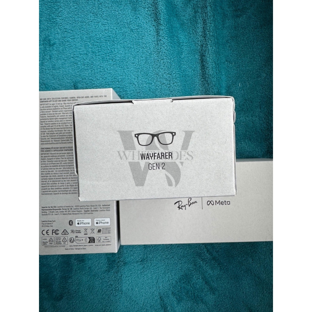 Polarised Gradient Graphite - Rayban Kacamata Meta AI Wayfarer Gen 2 Matte Black Polarised Gradient 