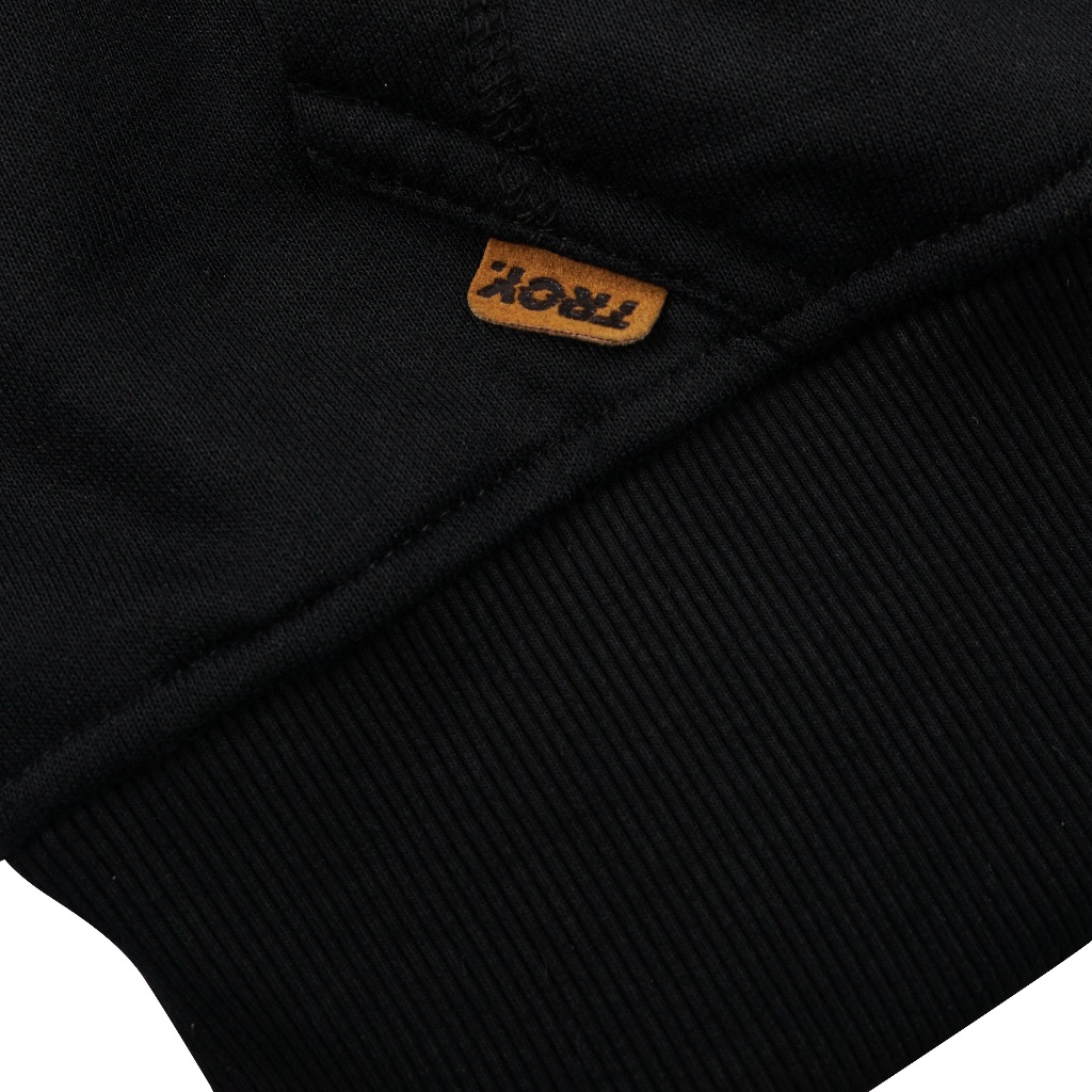 Troy Company Boxy Arm Pocket Hoodie Athwo - Hoodie Boxy Hitam BAPH 3433