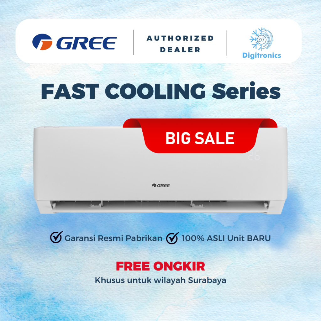 AC GREE F5 FAST COOLING | AC GREE INVERTER R32