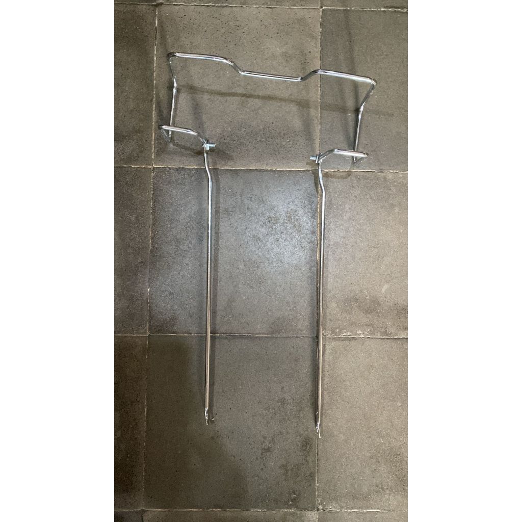 Tiang keranjang sepeda mini ukuran 24 26 komponen sepeda kalcer commuter bike