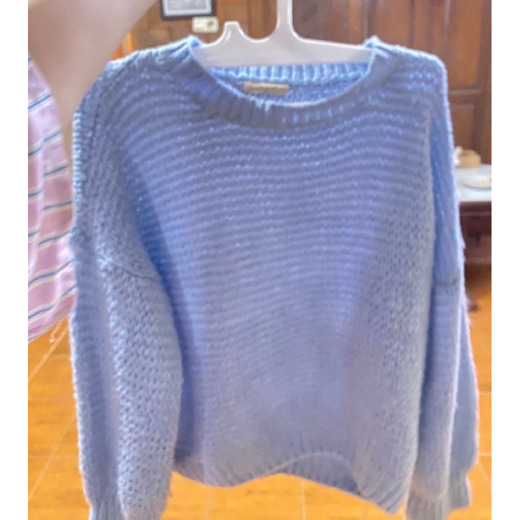Sweater Chic Oversize baby blue