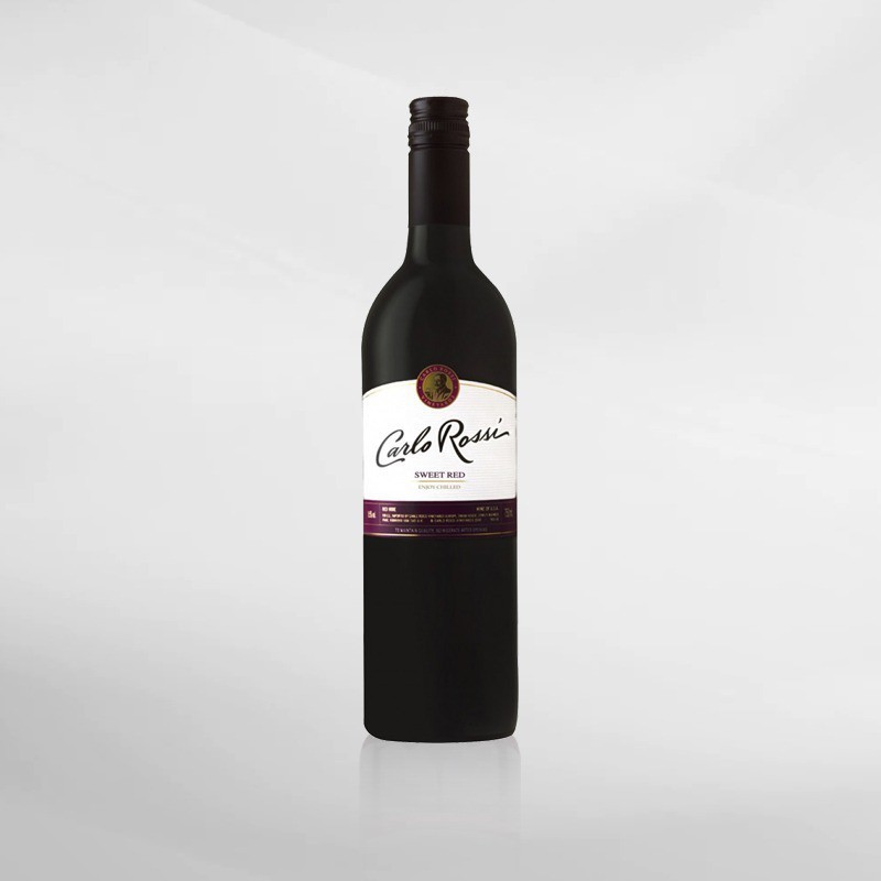 Wine Carlo Rossi Sweet Red 750Ml (Original & Resmi By Vinyard)