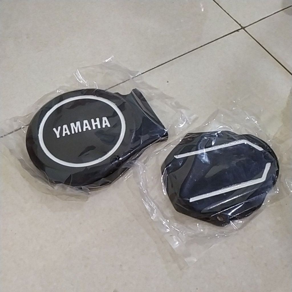 tutup blok bak kopling kalter magnit dan tutup pompa oli rx king master- blok mesin rx king master