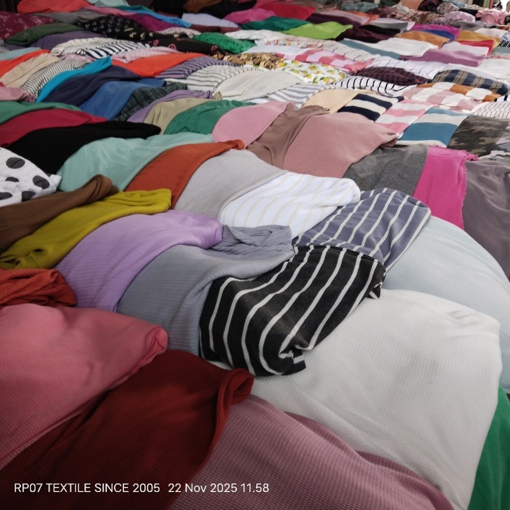 HARGA/0,5 M | KAIN WAFFLE MOTIF | KAIN WAFFLE SALUR | BAHAN KAOS WAFFLE | KAIN MANGO KNIT