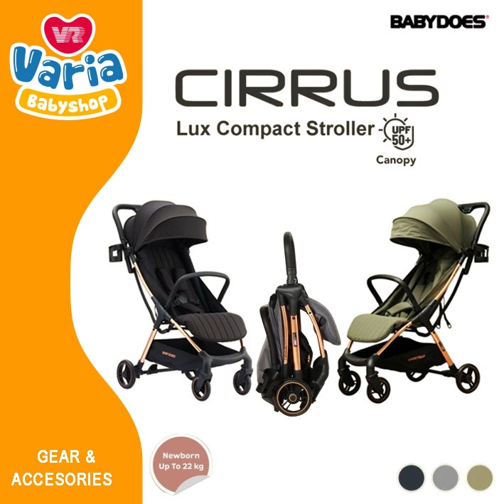 Stroller Babydoes Cirrus Lux Compact Stroller / Stroller bayi / Kereta Dorong Bayi | BABYDOES