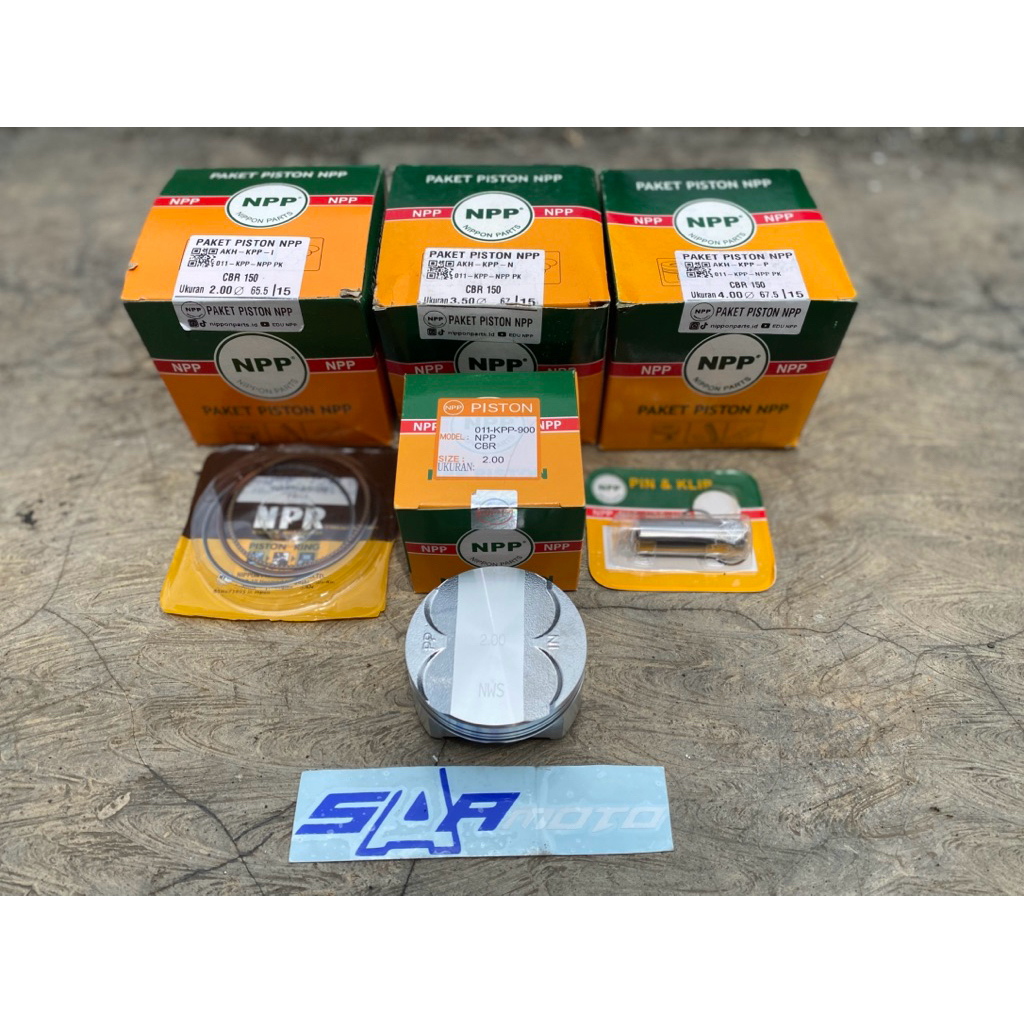 piston npp cbr kit pin 15 ov 200 350 400 piston cb150r