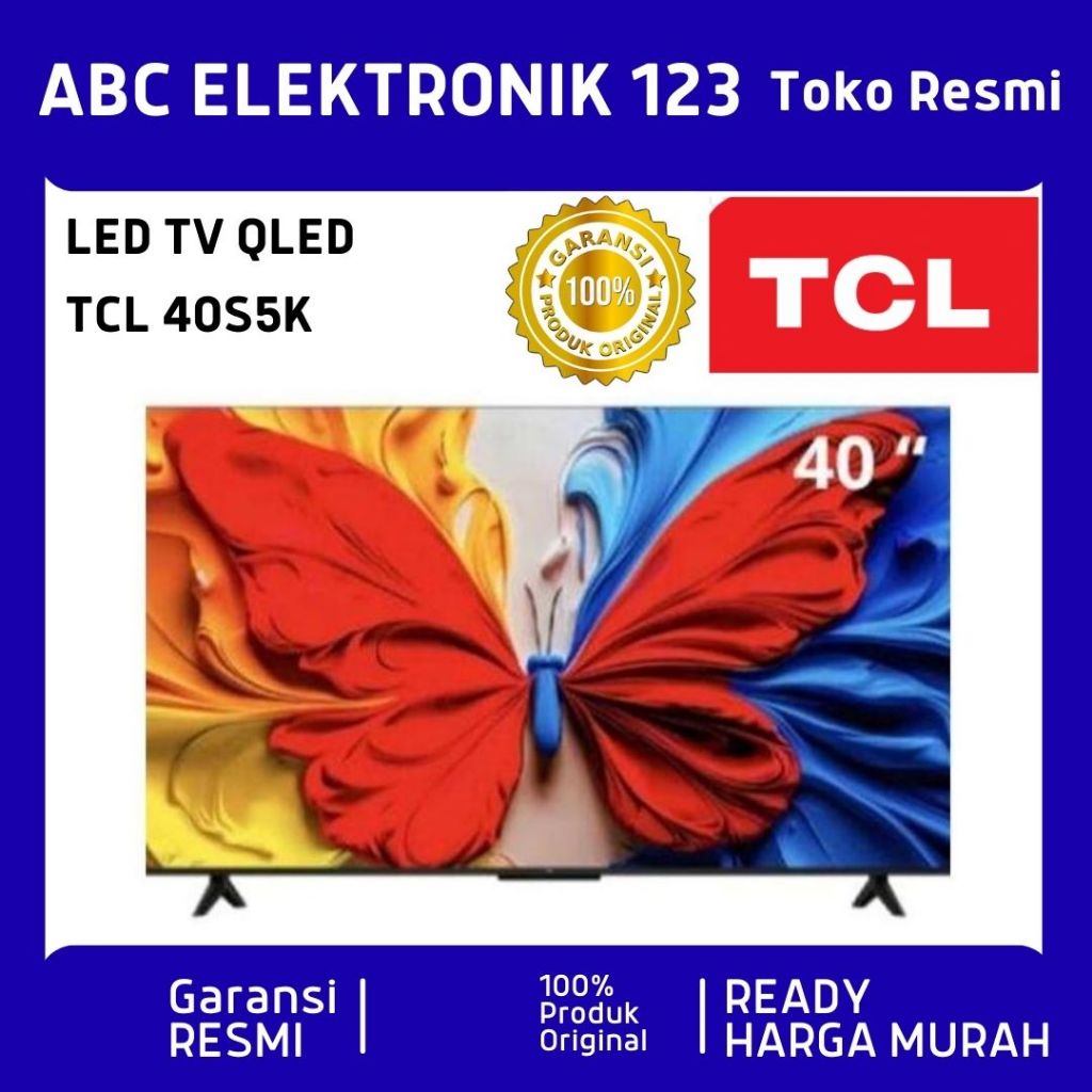 TV TCL Google TV 40S5K 40 Inci FHD QLED 40 INCH 40s 4k