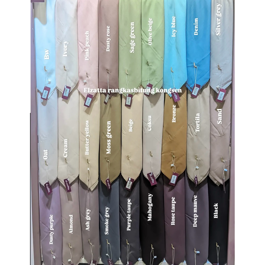 Keisha Lamisa Elzatta - kerudung polos Elzatta