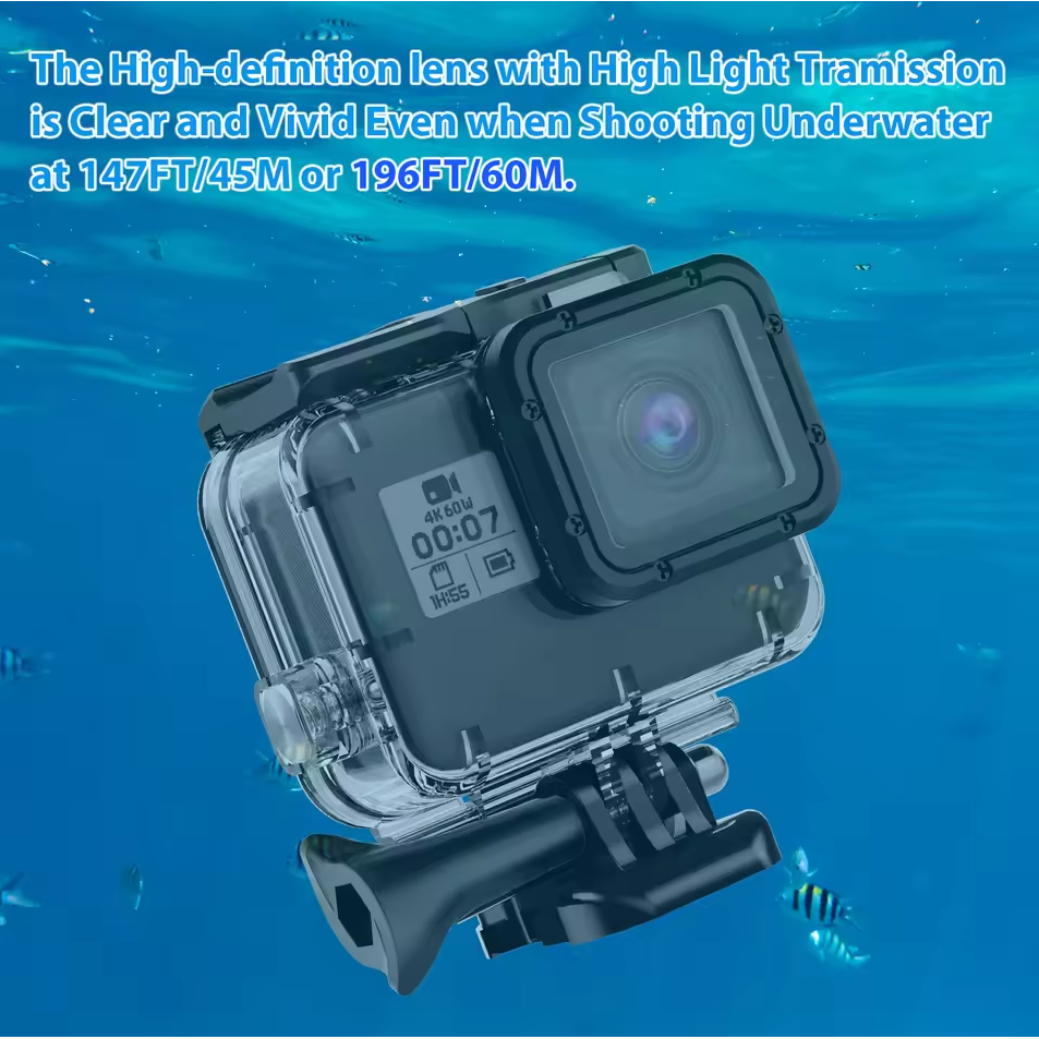 Waterproof Case Underwater Touch Screen For Gopro Hero 5 Hero 6 Hero 7 Action Camera Gopro Anti Air